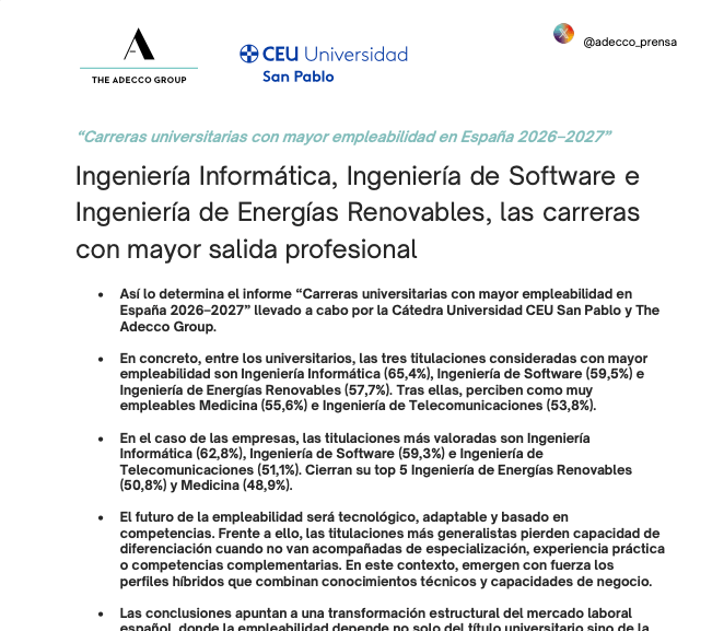 nota de prensa
