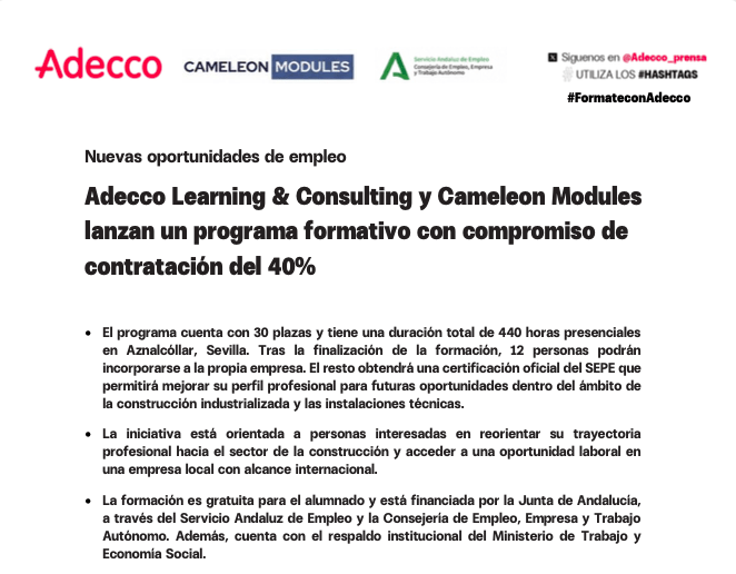nota de prensa